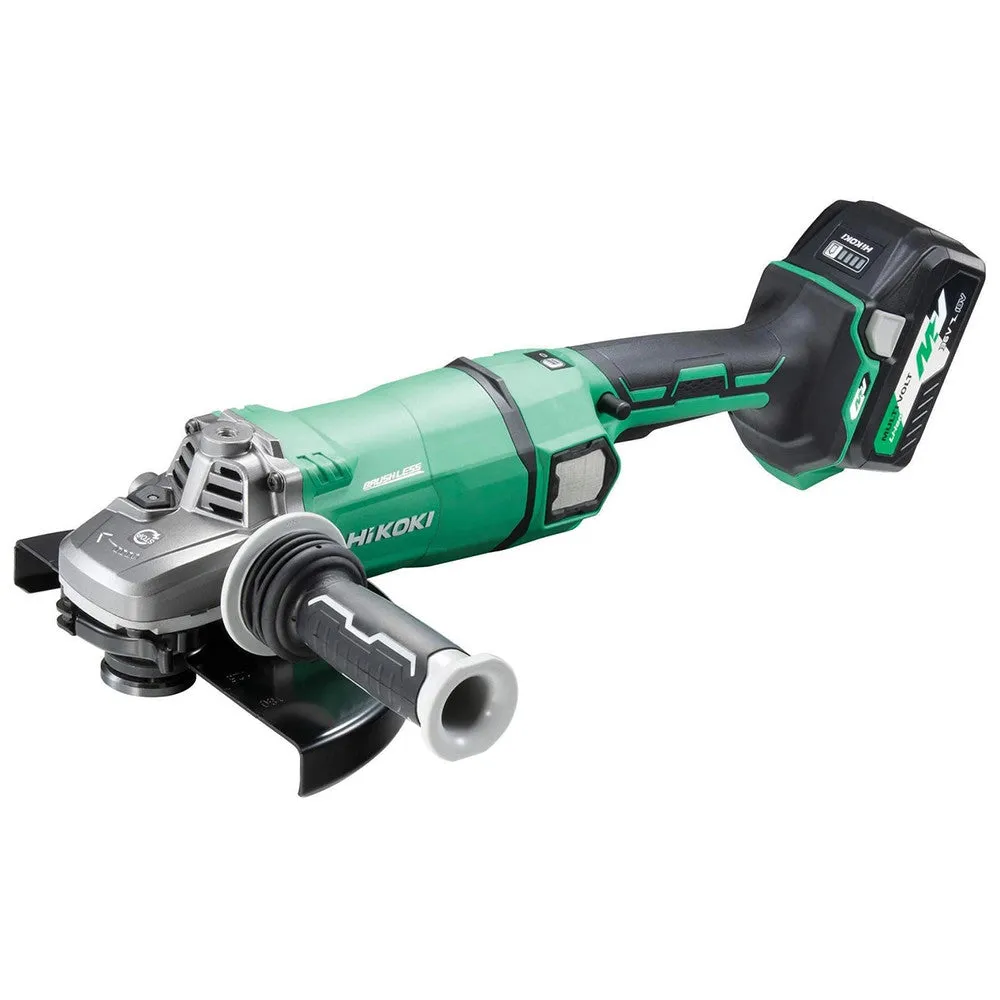 Hikoki G3623DAJAZ 36V Multivolt Brushless 230mm Angle Grinder with 2 x 4.0Ah Batteries. Charger & Case