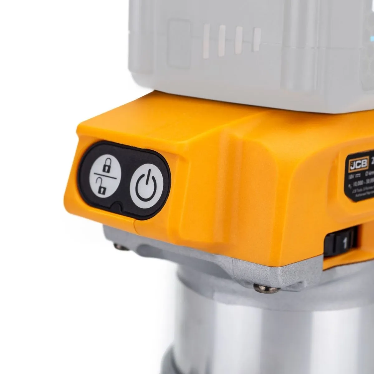 JCB 21-18RTKIT-5X-B 18V Brushless Router with 1 x 5.0Ah Battery. Charger & Bag