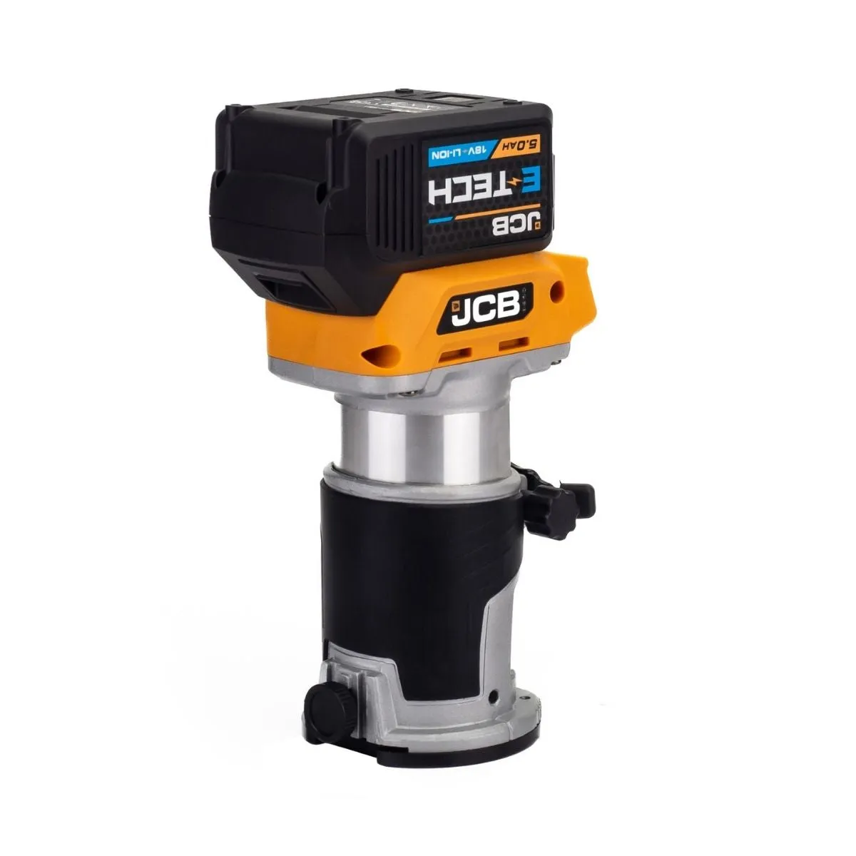 JCB 21-18RTKIT-5X-B 18V Brushless Router with 1 x 5.0Ah Battery. Charger & Bag