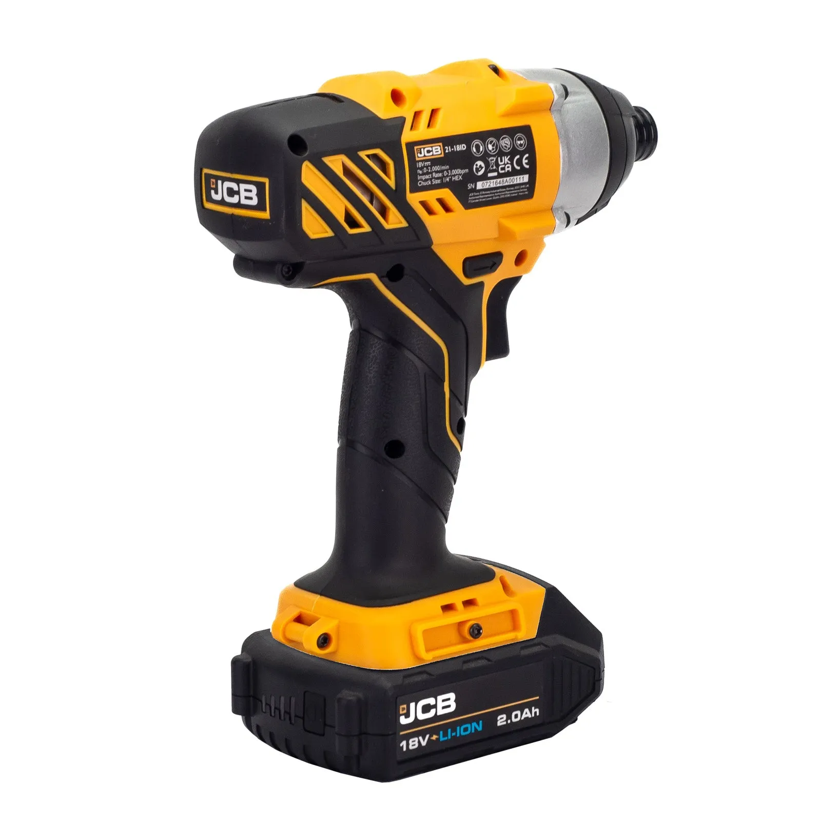 JCB 21-18TPK-2-BG 18V Twinpack with 2x2.0AhBatteries & Charger in 20 kit bag