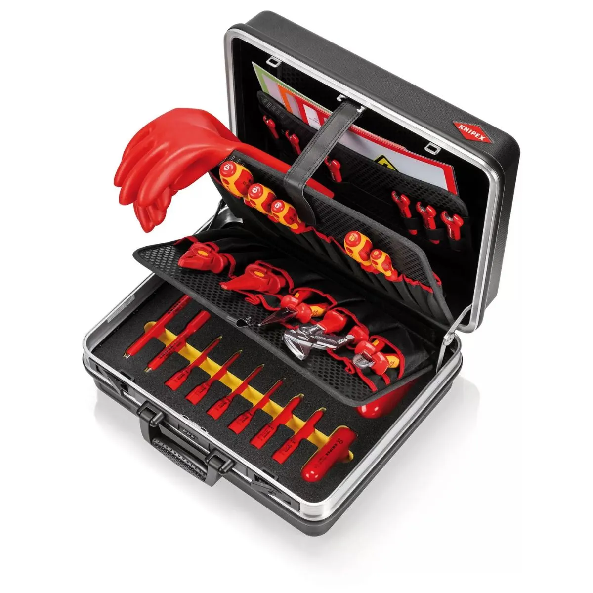 Knipex 00 21 05 EV Tool Case Basic E-Mobility 34 Parts 410mm 13171