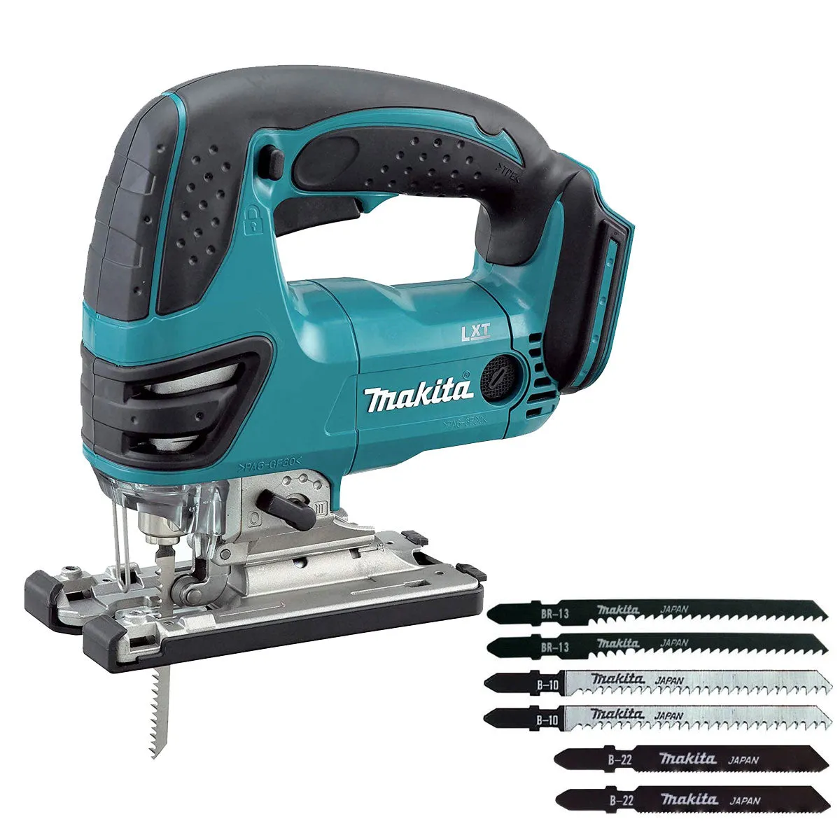 Makita 18V 6 Piece Combo Kit with 2 x 5.0Ah Battery Charger & Accessories Set T4TKIT-17232