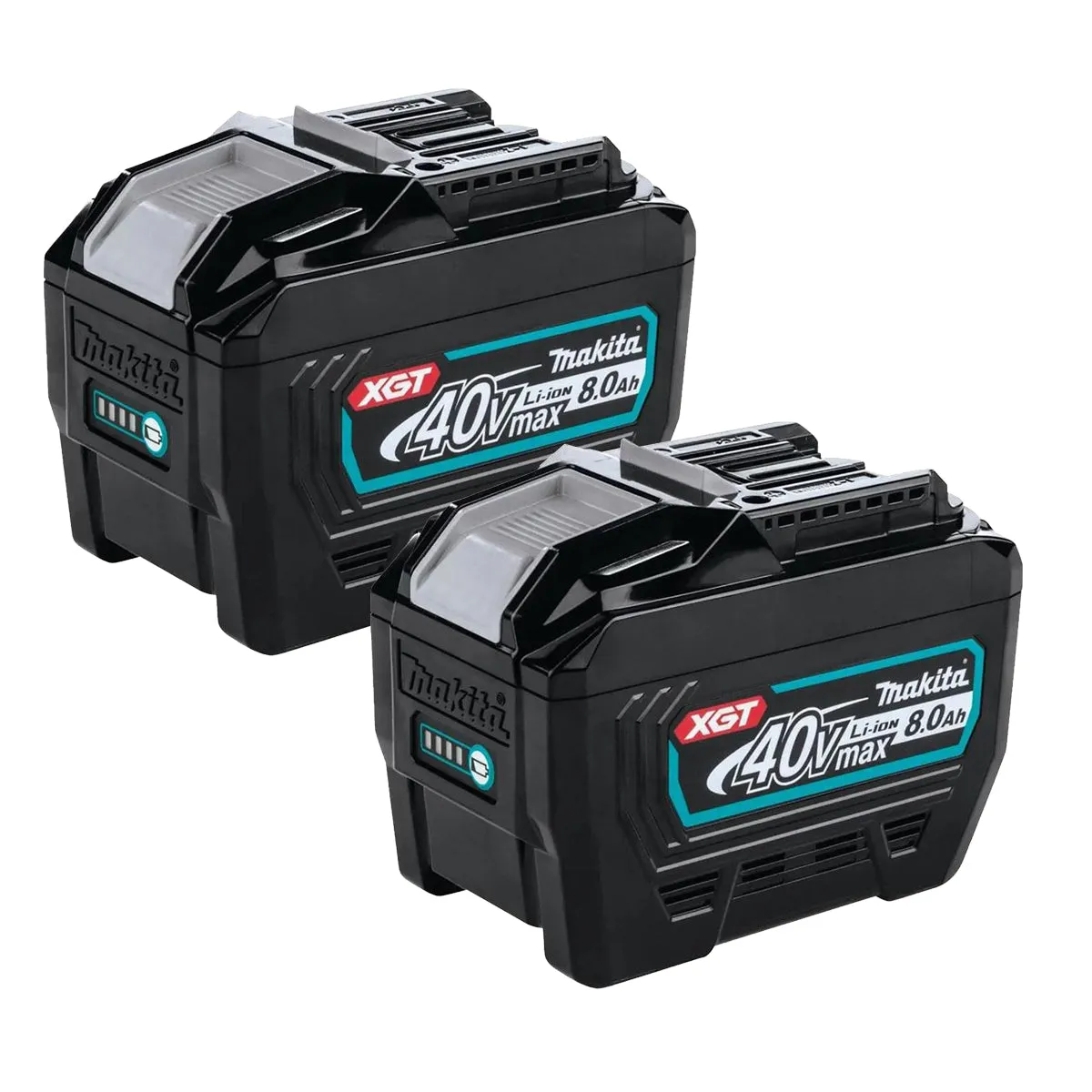 Makita 1910A2-5 40Vmax XGT Power Source Kit 240V With 2 x 8.0Ah BL4080F Batteries. Charger & Case