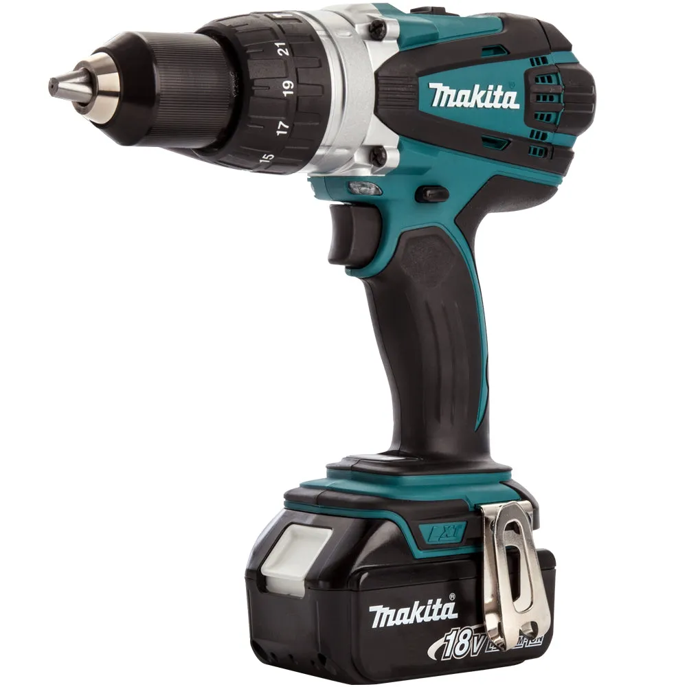 Makita 3 Piece 18V Li-ion with 2 x 5.0Ah Batteries & Charger T4TKIT-147