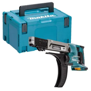 Makita DFR750Z 18V LXT Li-Ion 45  75 mm Auto Feed Screwdriver With Type 3 Case