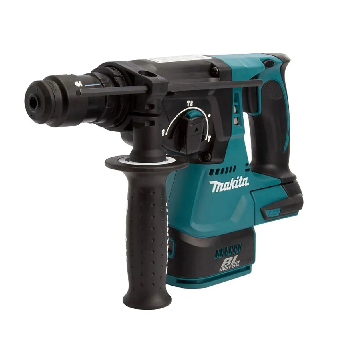 Makita DHR243RTJ 18V LXT Brushless 24mm SDS-PLUS Rotary Hammer Drill With 2 x 5.0Ah Battery. Charger & Case