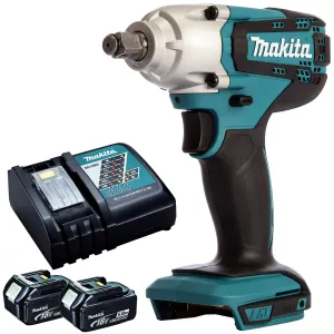 Makita DTW190Z 18V LXT 1/2 Impact Wrench With 2 x 5.0Ah Batteries & Charger