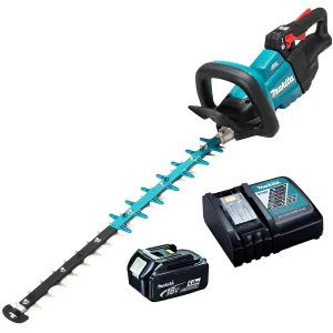 Makita DUH601RT 18V LXT Brushless 60cm Hedge Trimmer With 1 x 5.0Ah Battery & Charger