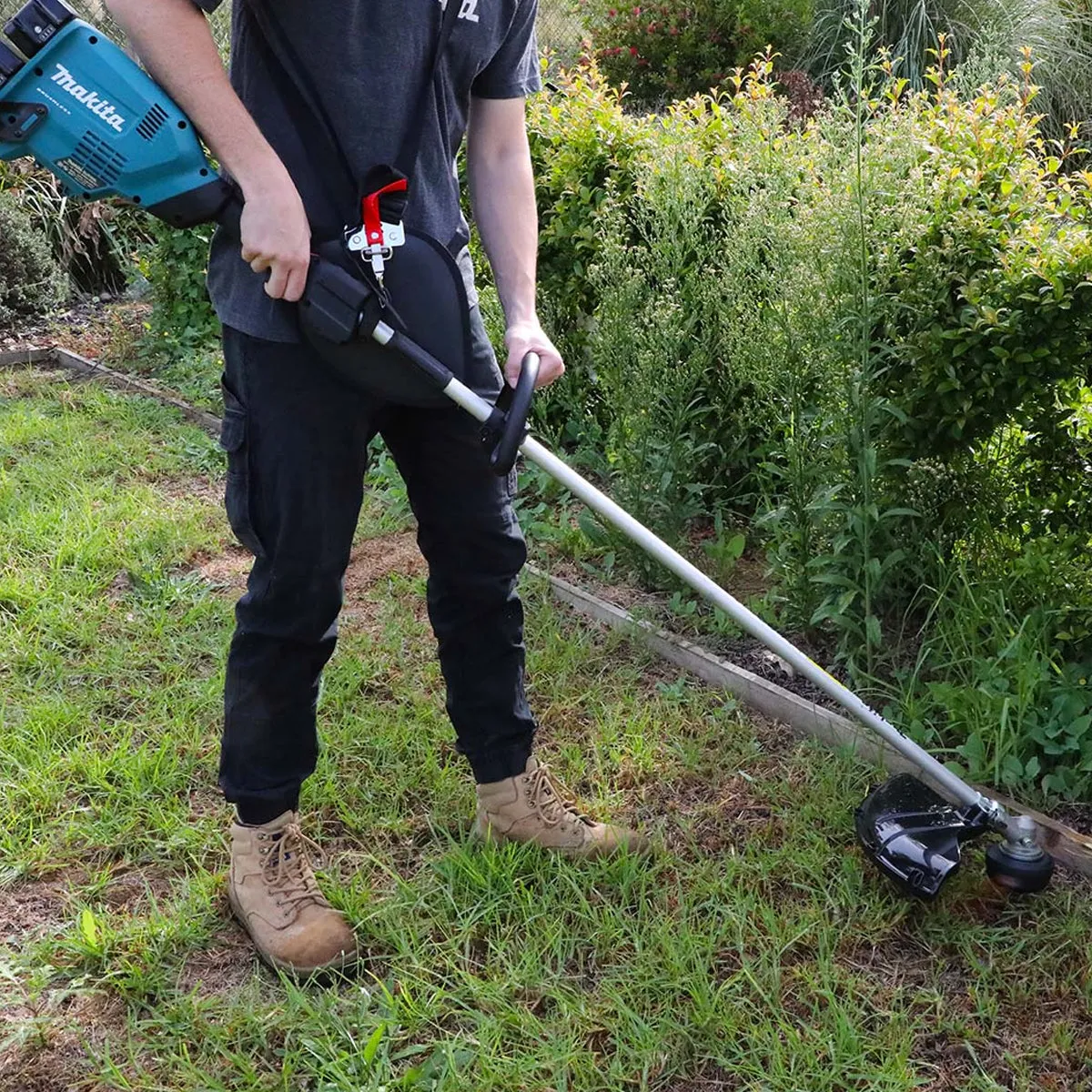 Makita DUR369LPT2 36V LXT Brushless Line Trimmer With 2 x 5.0Ah Batteries & Charger
