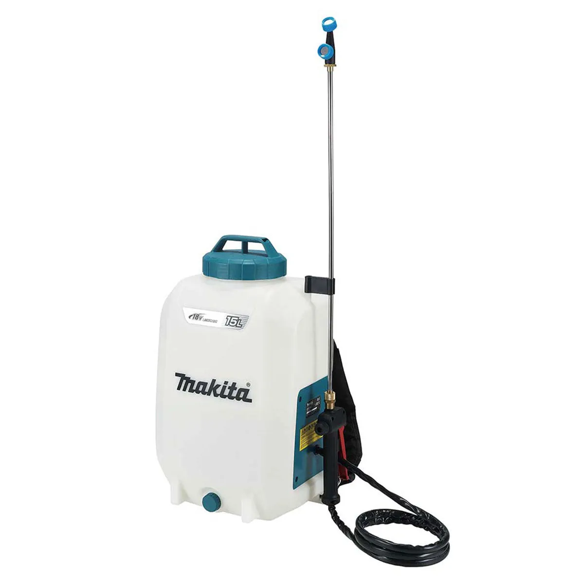 Makita DUS158Z 18V LXT 15L Backpack Garden Sprayer with 1 x 5.0Ah Battery & Charger