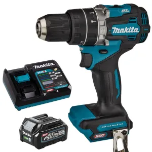 Makita HP002GZ 40V Brushless Combi Drill With 1 x 2.5Ah Battery & Charger