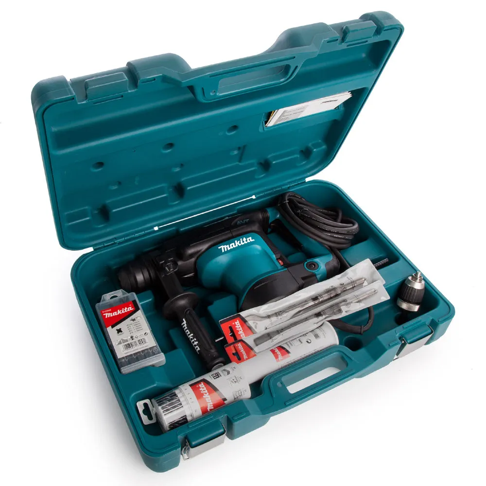 Makita S-MAK32C/1 SDS-PLUS AVT Rotary Hammer Drill With Carrying Case 110V