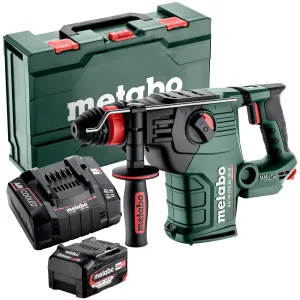 Metabo KH 18 LTX BL 35 Q 18V Brushless 3 Mode SDS  Rotary Hammer Drill with 1 x 5.2Ah Battery Charger & Metabox