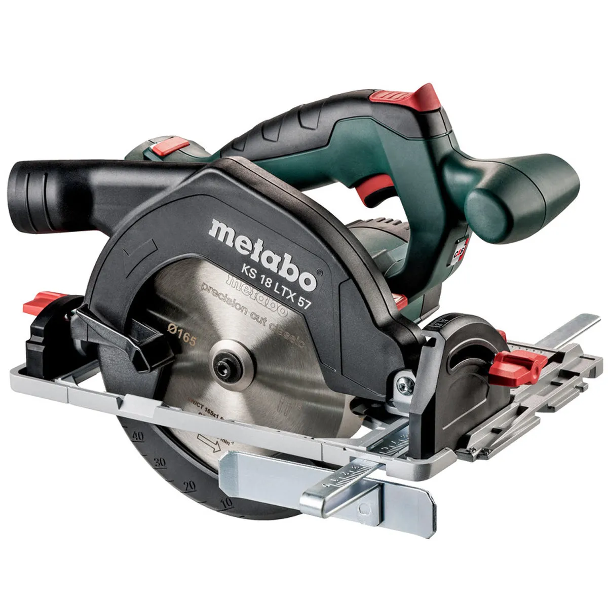 Metabo KS 18 LTX 57 18V 165mm Circular Saw with 1 x 5.2Ah Battery Charger & Metabox
