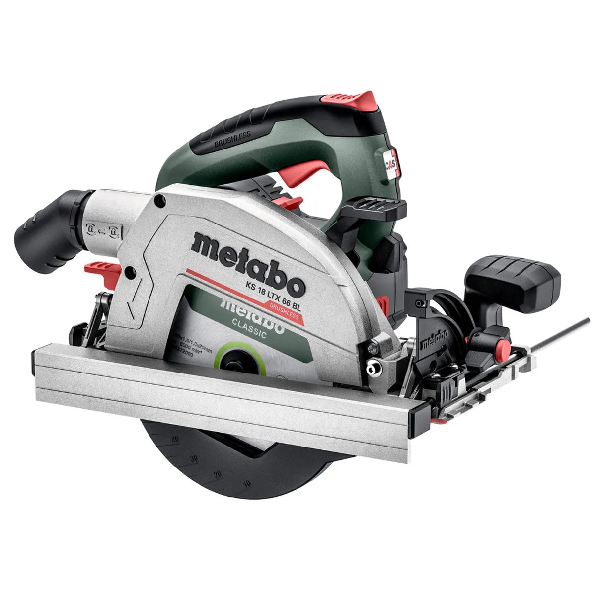 Metabo KS 18 LTX 66 BL 18V Brushless 165mm Circular Saw with Metabox & Wood Blade