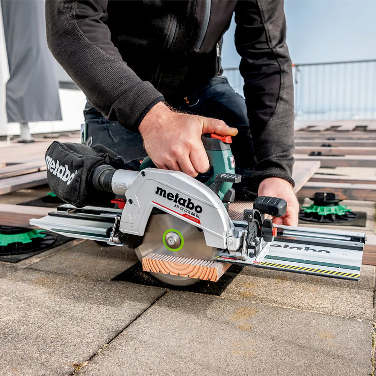 Metabo KS 18 LTX 66 BL 18V Brushless 165mm Circular Saw with Metabox & Wood Blade