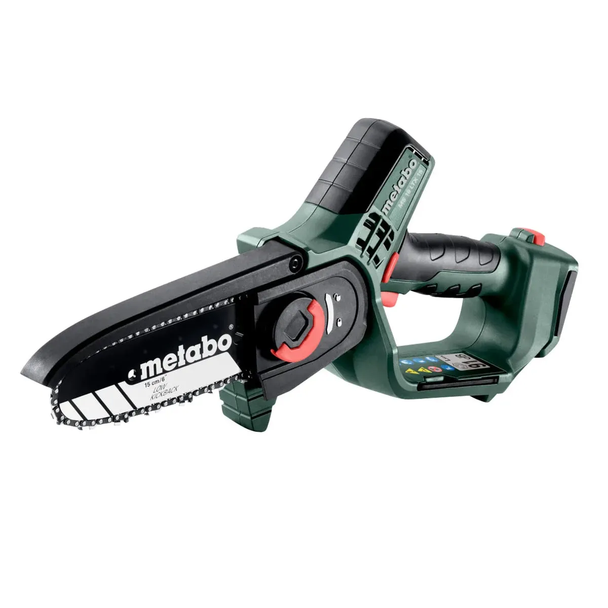 Metabo MS 18 LTX 15 18V 150mm Pruning Saw with 1 x 5.2Ah Battery Charger & Metabox