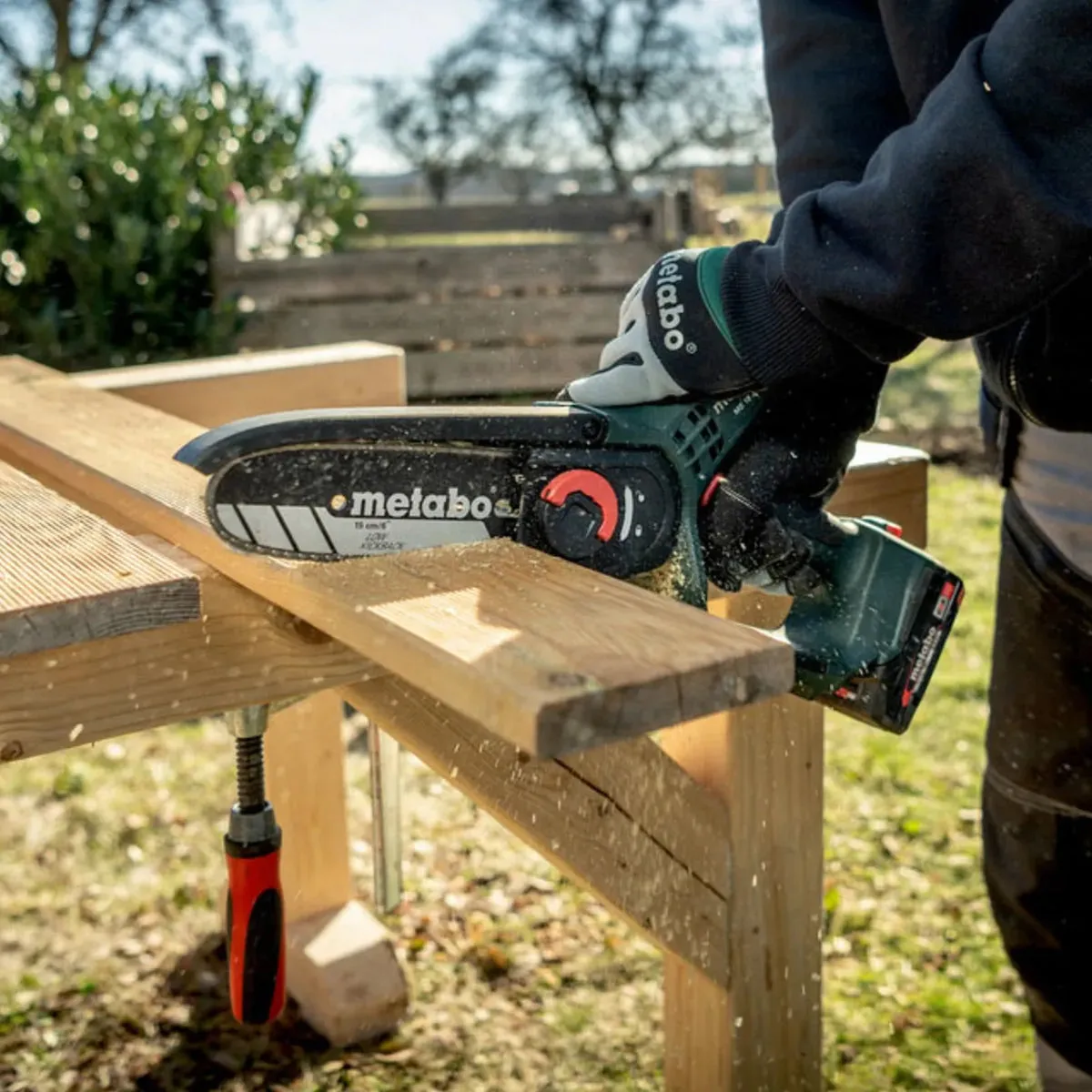 Metabo MS 18 LTX 15 18V 150mm Pruning Saw with 1 x 5.2Ah Battery Charger & Metabox