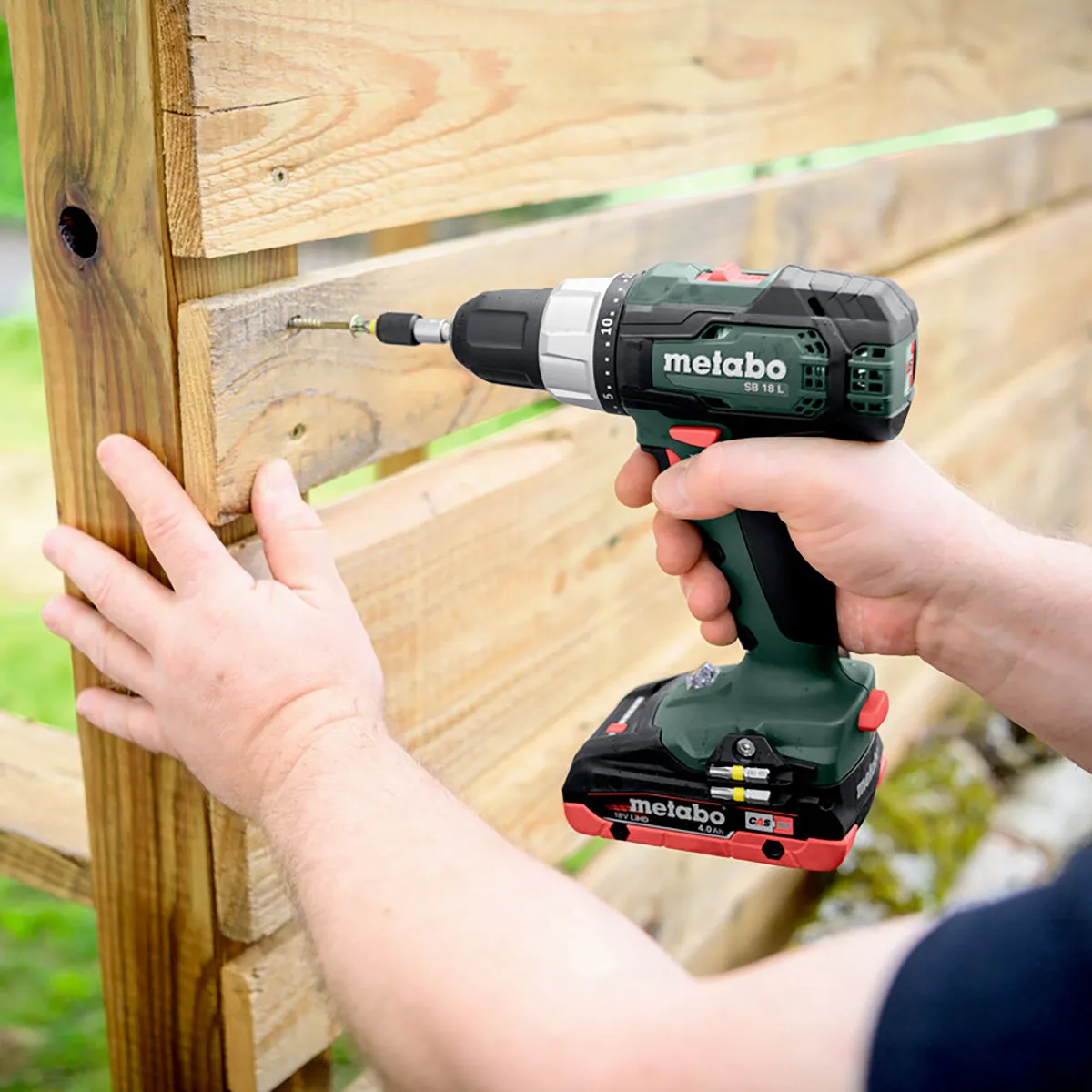 Metabo SB 18 L 18V Cordless Combi Drill with 2 x 2.0Ah Battery & Charger in Metabox 614053580
