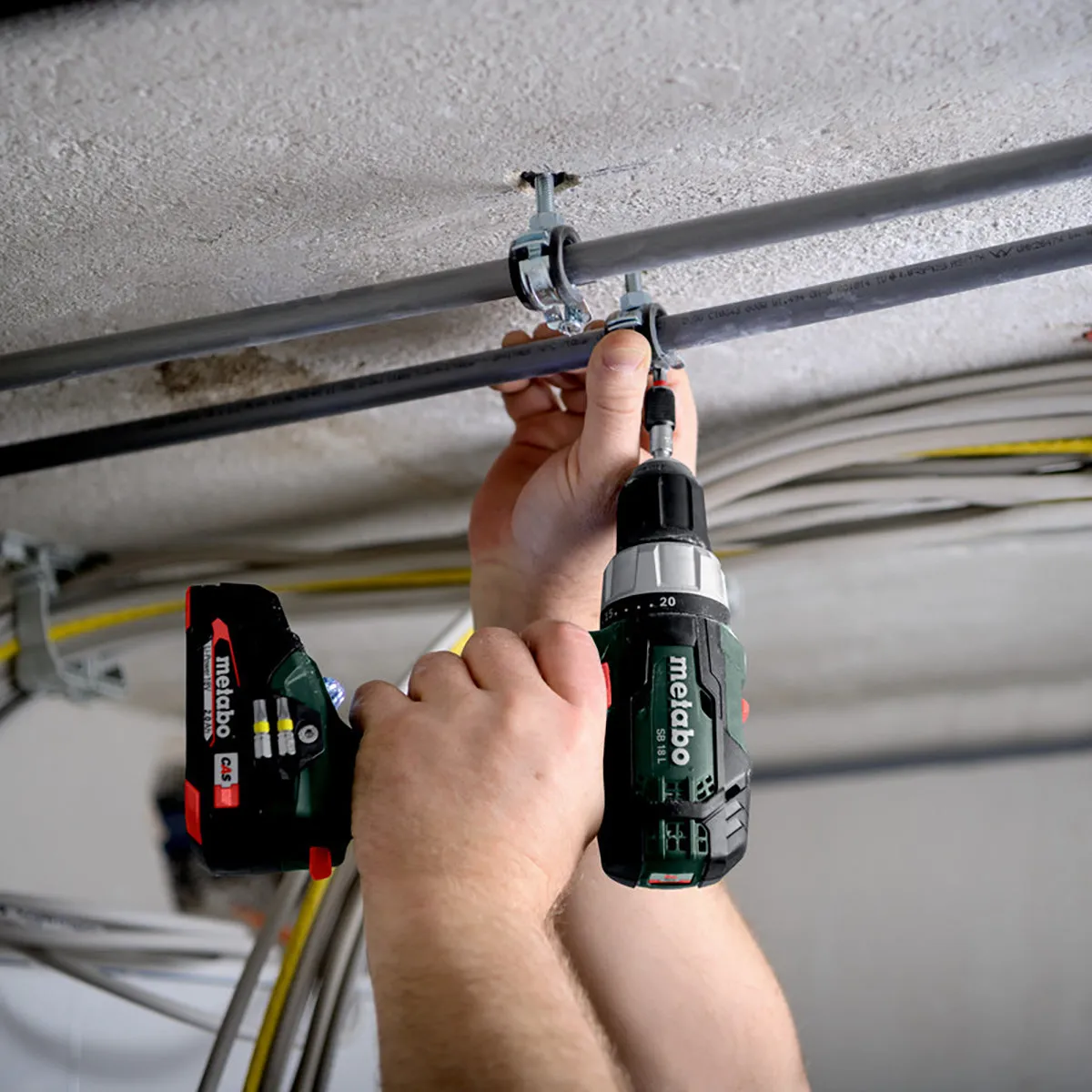 Metabo SB 18 L 18V Cordless Combi Drill with 2 x 2.0Ah Battery & Charger in Metabox 614053580