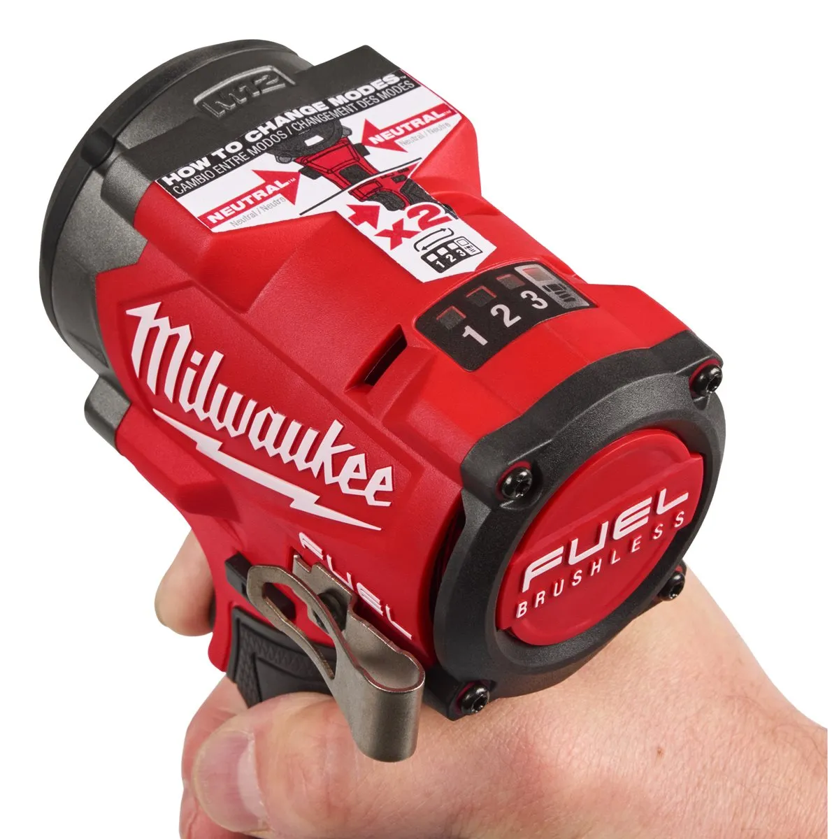 Milwaukee M12FCIWF38G3-0 12V M12 FUEL Brushless 3/8 Impact Wrench with 1 x 2.0Ah Battery Charger & Bag