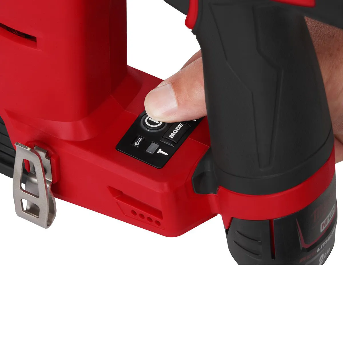 Milwaukee M12FCN18GS-0X 12V FUEL Brushless 18Ga Second Fix Straight Finishing Brad Nailer Body Only in Case 4933493354