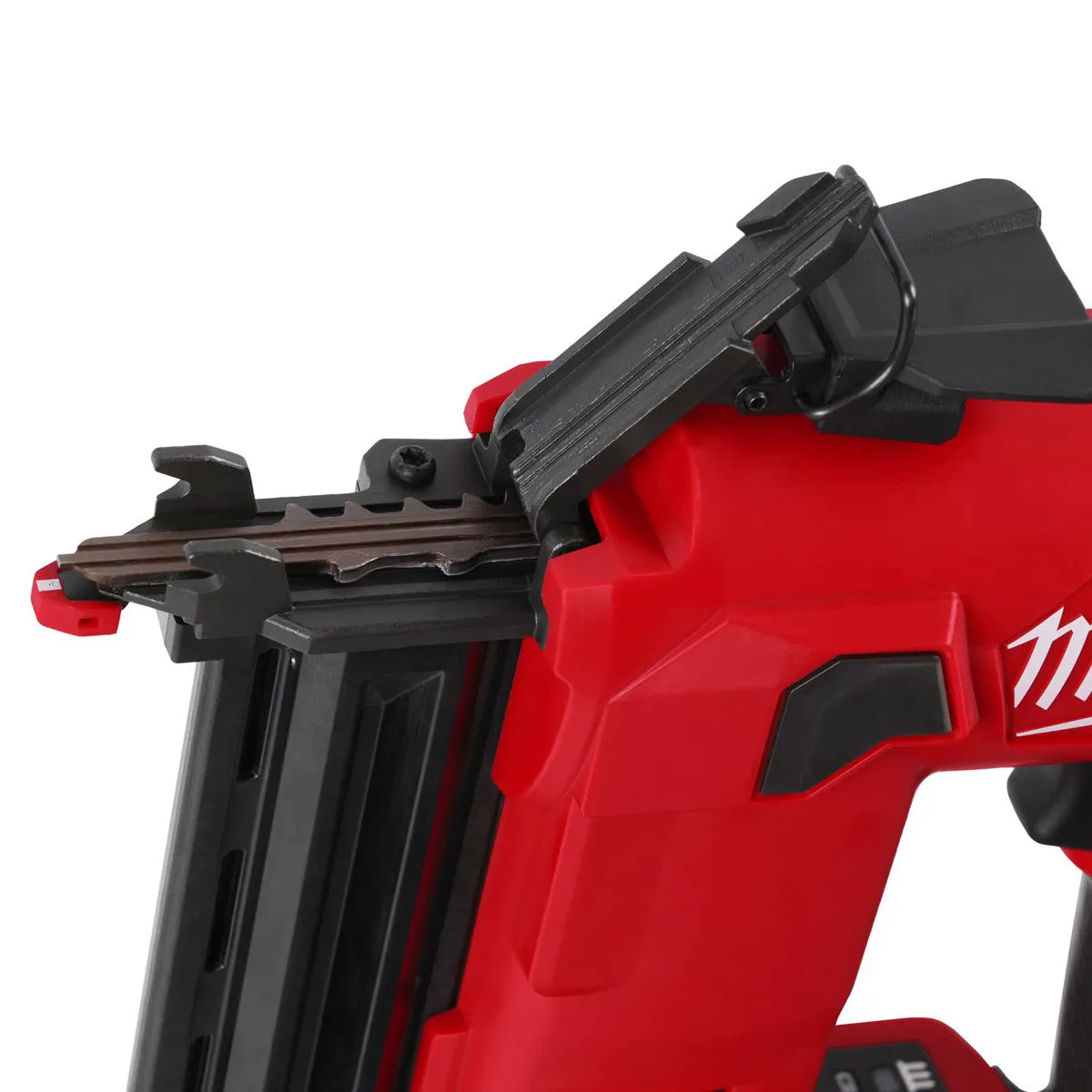 Milwaukee M12FCN18GS-0X 12V FUEL Brushless 18Ga Second Fix Straight Finishing Brad Nailer Body Only in Case 4933493354