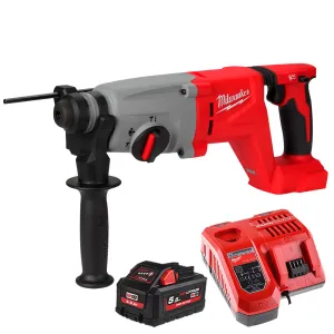 Milwaukee M18BLHACD26-0 18V Brushless SDS  D-Handle Rotary Hammer Drill with 1 x 5.5Ah Battery & Charger