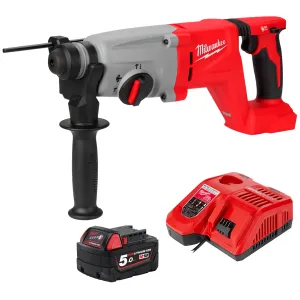 Milwaukee M18BLHACD26-0 18V Brushless SDS  Rotary Hammer Drill with 1 x 5.0Ah Battery & Charger