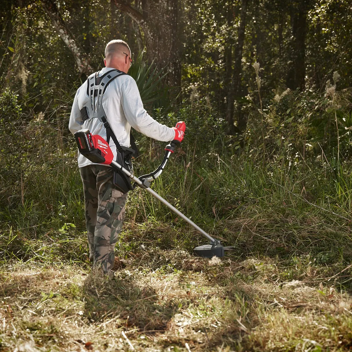 Milwaukee M18FBCU-802 FUEL 18V Brushless Brush Cutter with 2 x 8.0Ah Batteries & Charger 4933492299