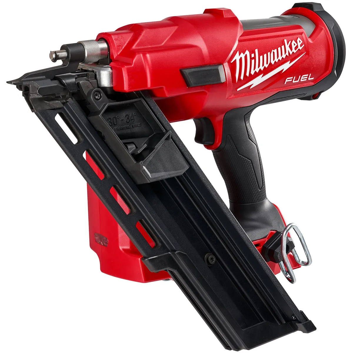 Milwaukee M18FFN-0 18V Fuel Brushless First Fix Angled Framing Nailer with 1 x 5.5Ah Battery & Charger
