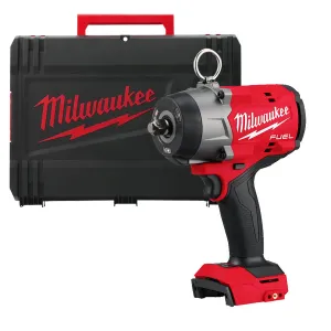 Milwaukee M18FHIW2P12-0X 18V FUEL High Torque 1/2 Impact Wrench with Pin Detent Body in Case 4933492785