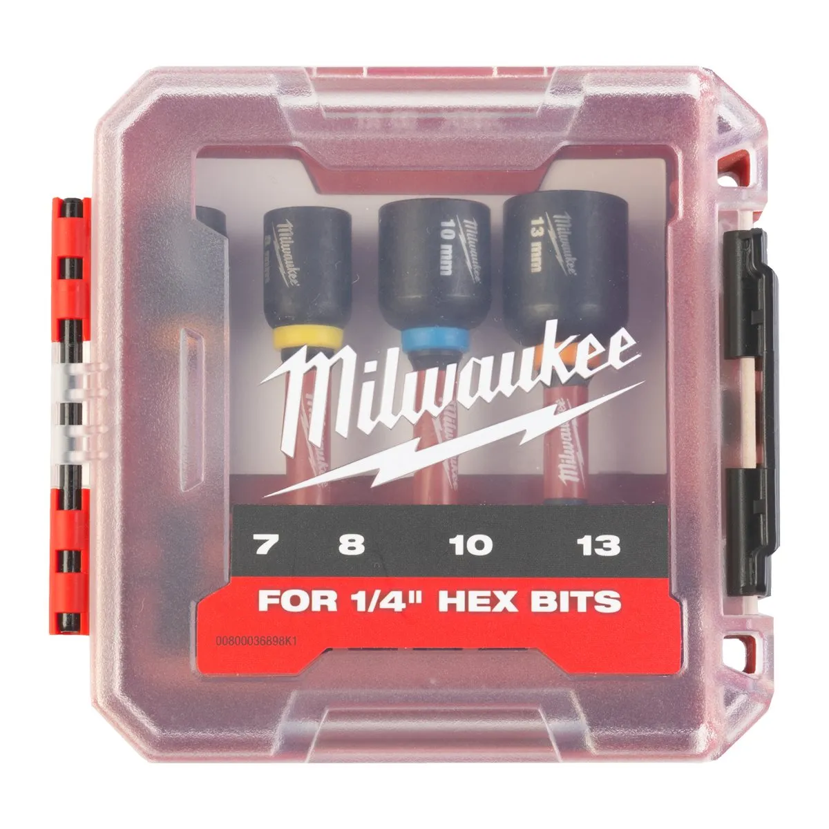 Milwaukee M18FID3100P-502P 18V FUEL Brushless 1/4 Impact Driver with 2 x 5.0Ah Batteries. Charger. Packout Case & Accessories Set