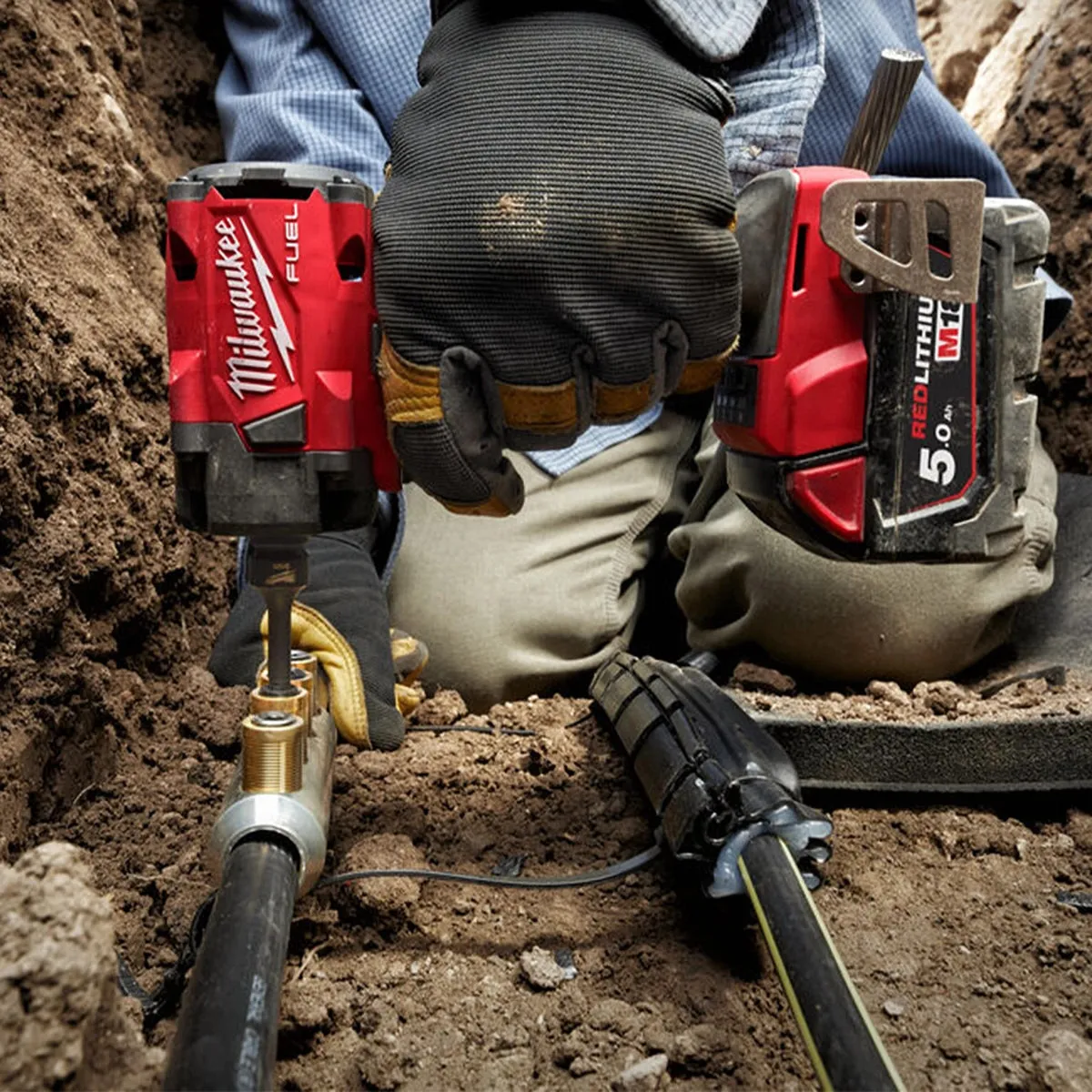 Milwaukee M18FIW2F12-0 18V Brushless 1/2 Compact Impact Wrench Body Only 4933498058