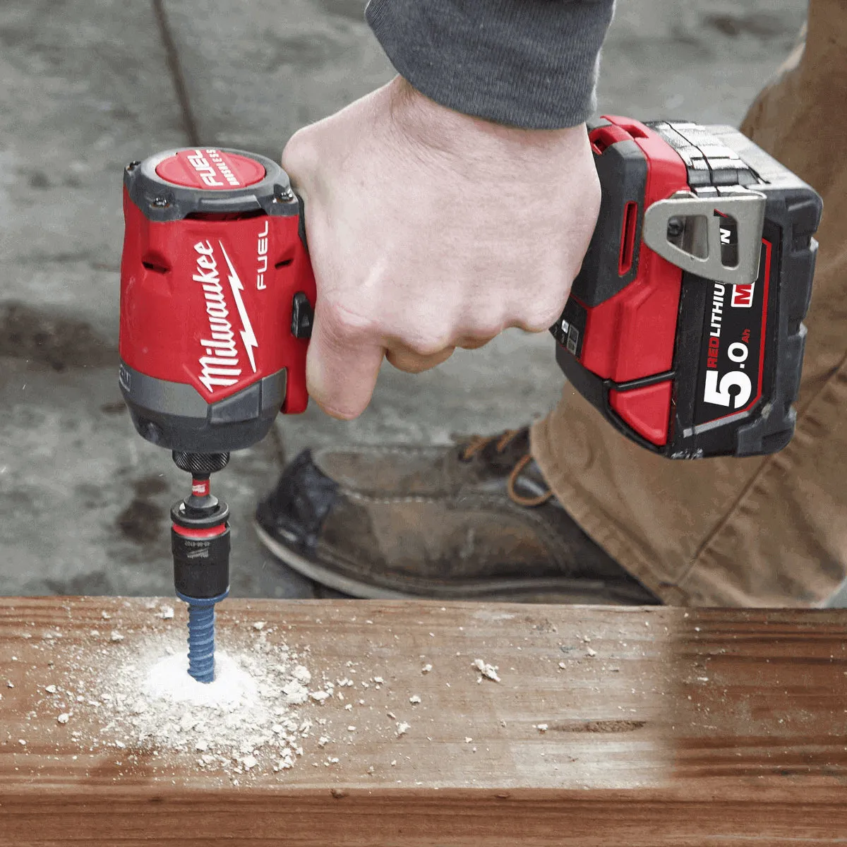 Milwaukee M18FPP2A3-302P 18V Fuel Brushless Combi Drill & Impact Driver with 2 x 3.0Ah Battery Charger & Case