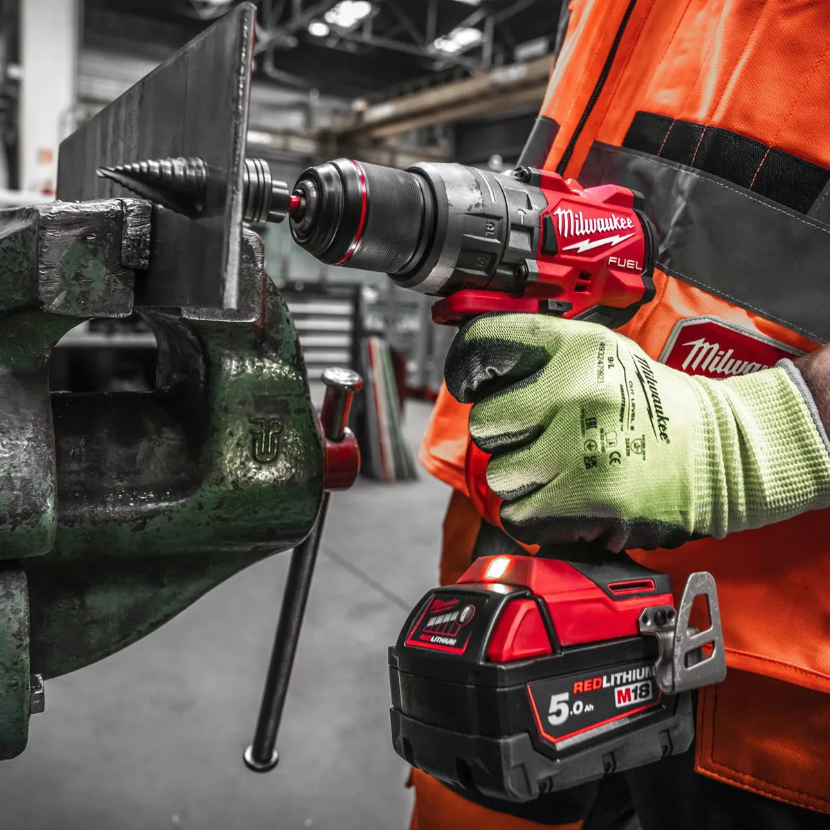 Milwaukee M18FPP2A3-302P 18V Fuel Brushless Combi Drill & Impact Driver with 2 x 3.0Ah Battery Charger & Case