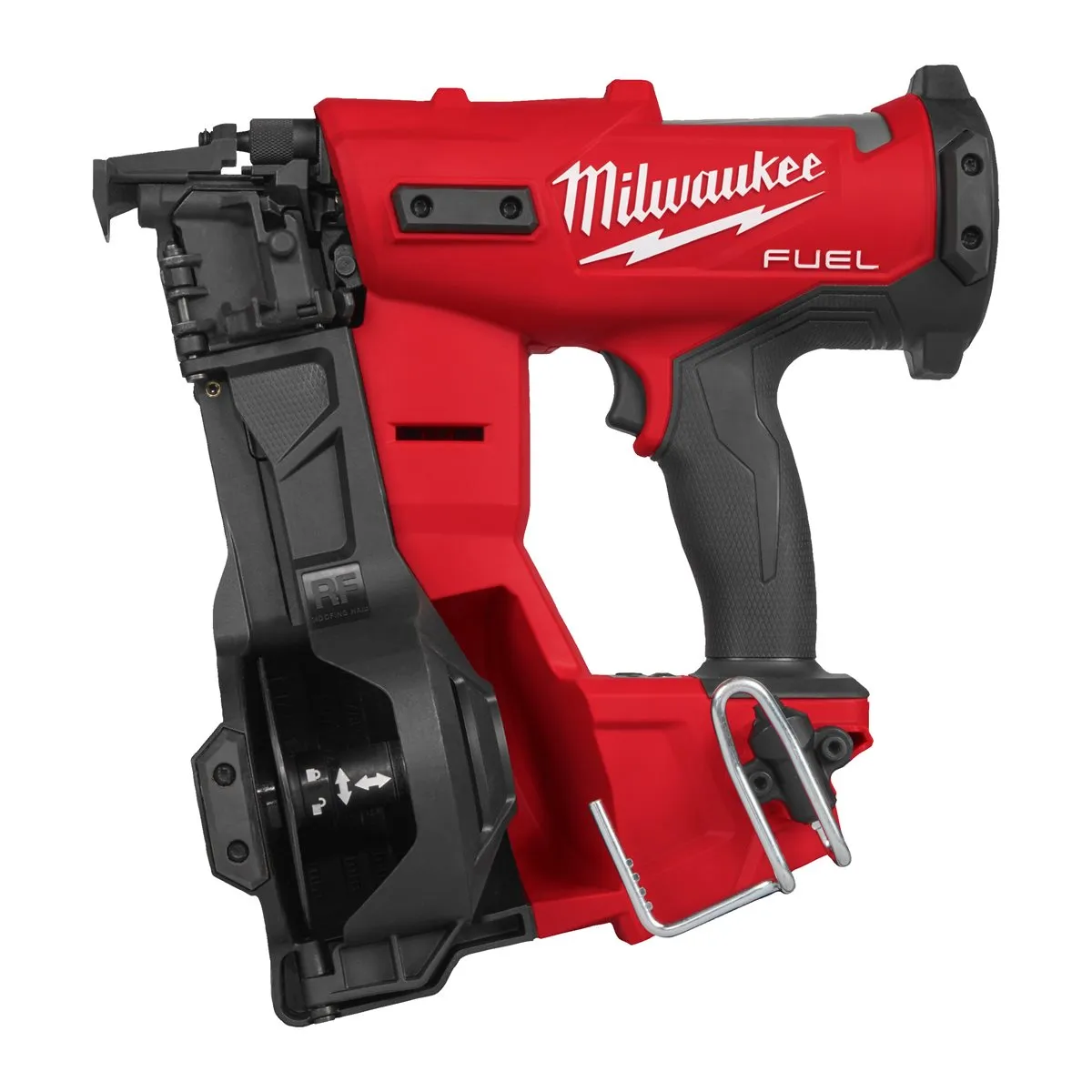 Milwaukee M18FRCN45-0X 18V FUEL Brushless Roofing Coil Nailer with 1 x 5.0Ah Battery Charger & Case