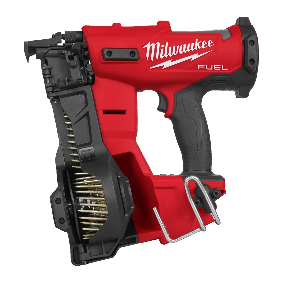 Milwaukee M18FRCN45-0X 18V FUEL Brushless Roofing Coil Nailer with 1 x 5.0Ah Battery Charger & Case