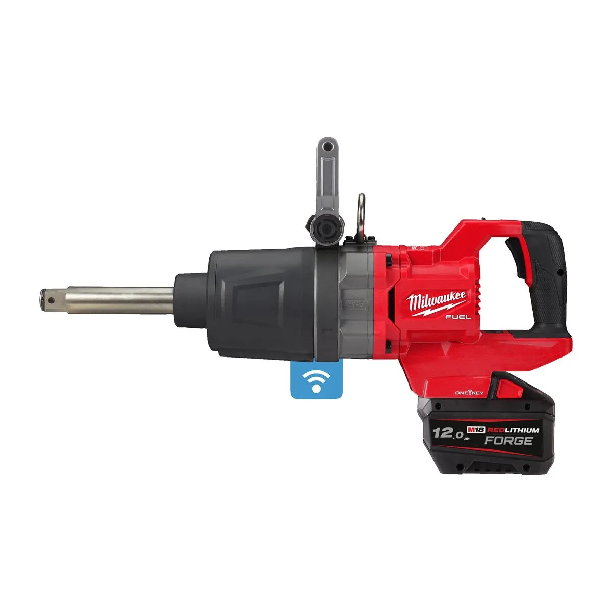 Milwaukee M18ONEFHIWF1D-121C 18V FUEL D-Handle 1 Impact Wrench with 1 x 12.0Ah Forge Battery Charger & Case