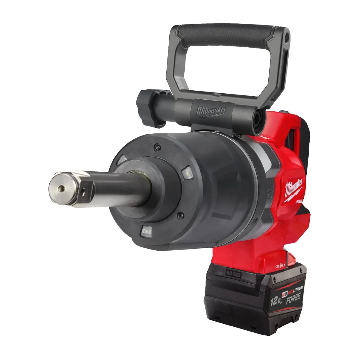 Milwaukee M18ONEFHIWF1D-121C 18V FUEL D-Handle 1 Impact Wrench with 1 x 12.0Ah Forge Battery Charger & Case