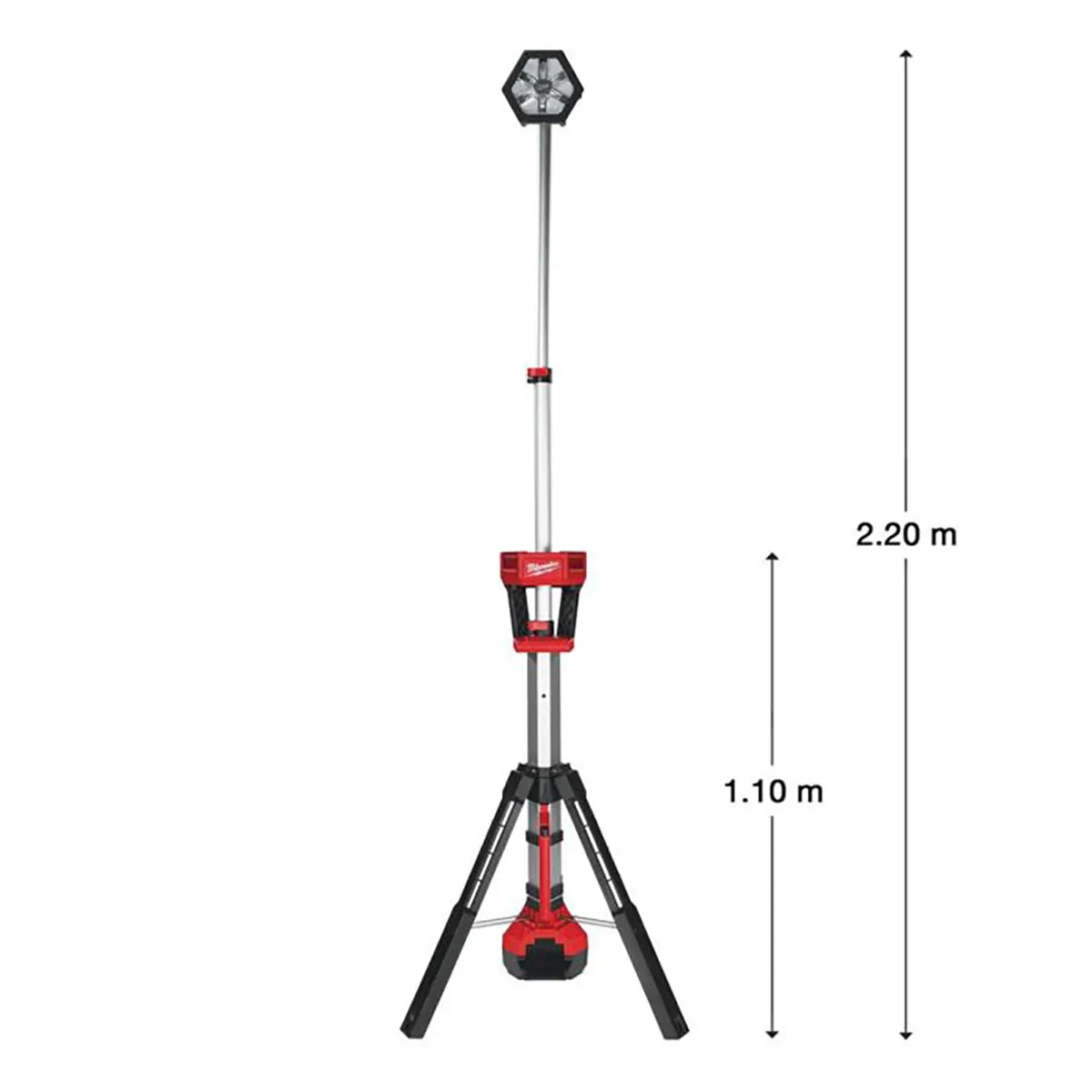Milwaukee M18SAL-0 18V 2000 Lumens LED Stand Light with 1 x 5.0Ah Battery & Charger