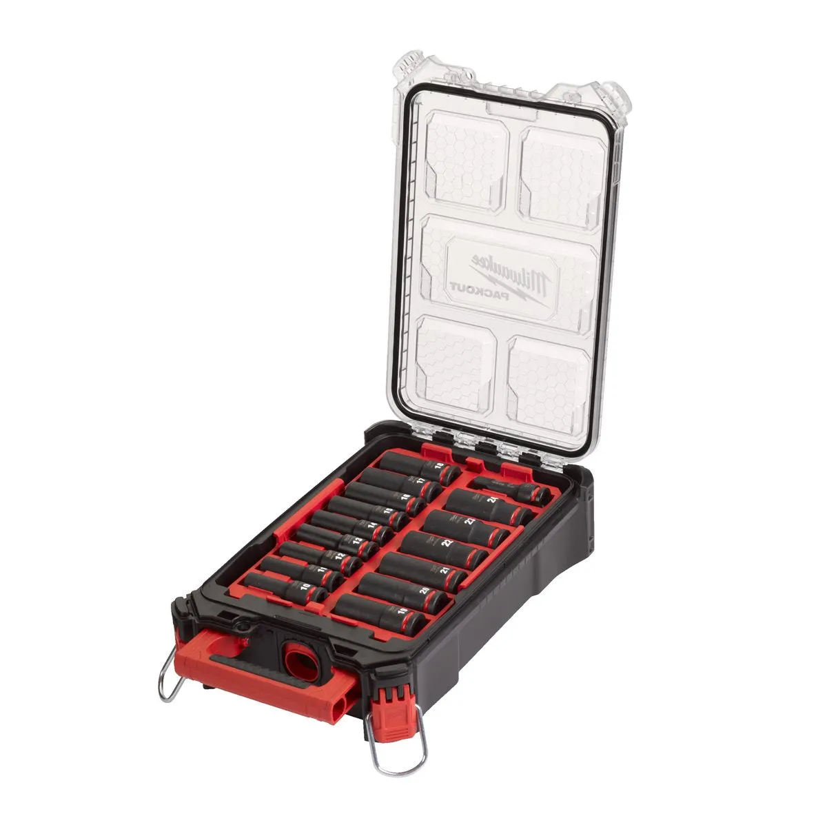 Milwaukee SHOCKWAVE 1/2 Impact Socket Set 16 Piece in Packout Case 4932480943