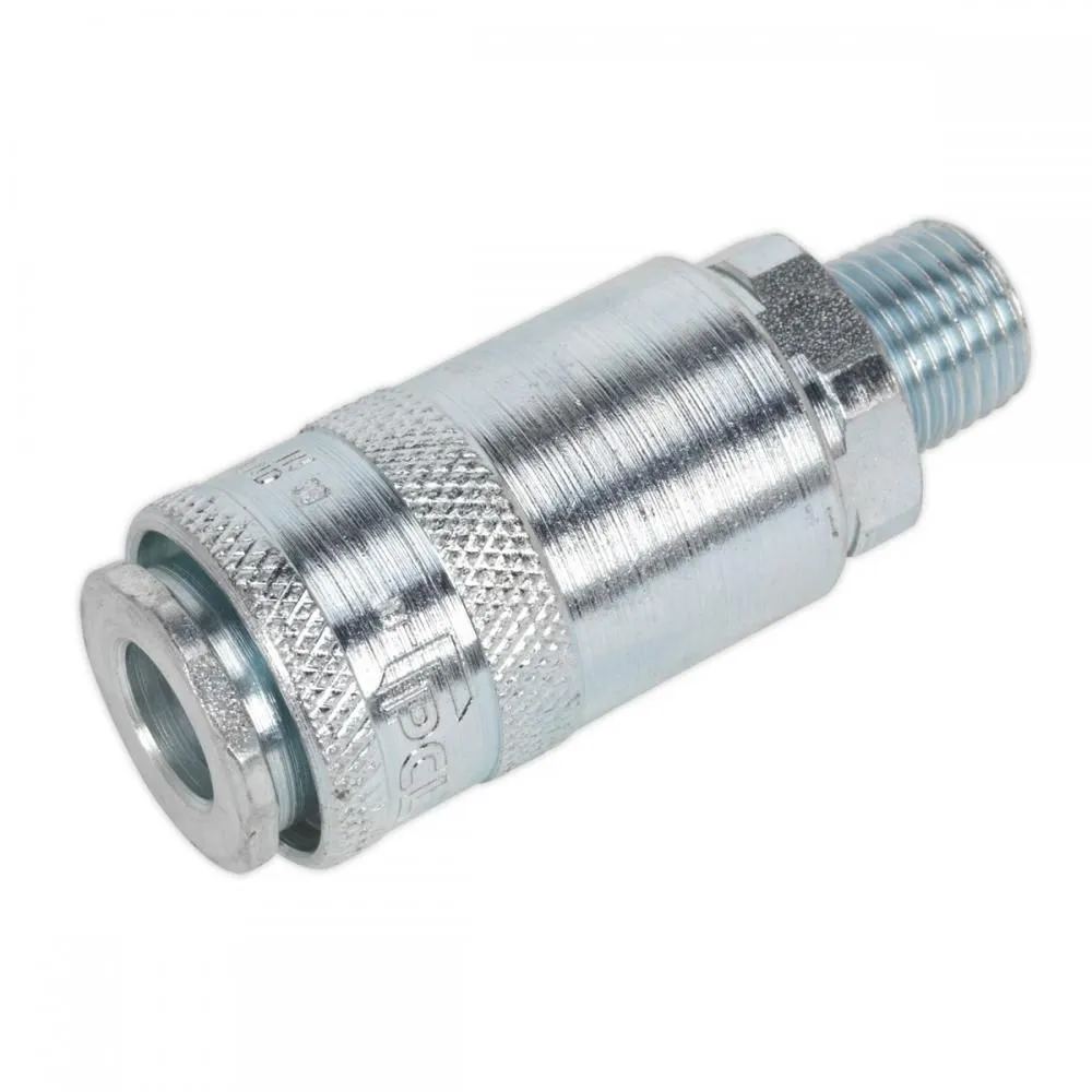 Sealey AC01BP Coupling Body Male 1/4BSPT Pack of 50