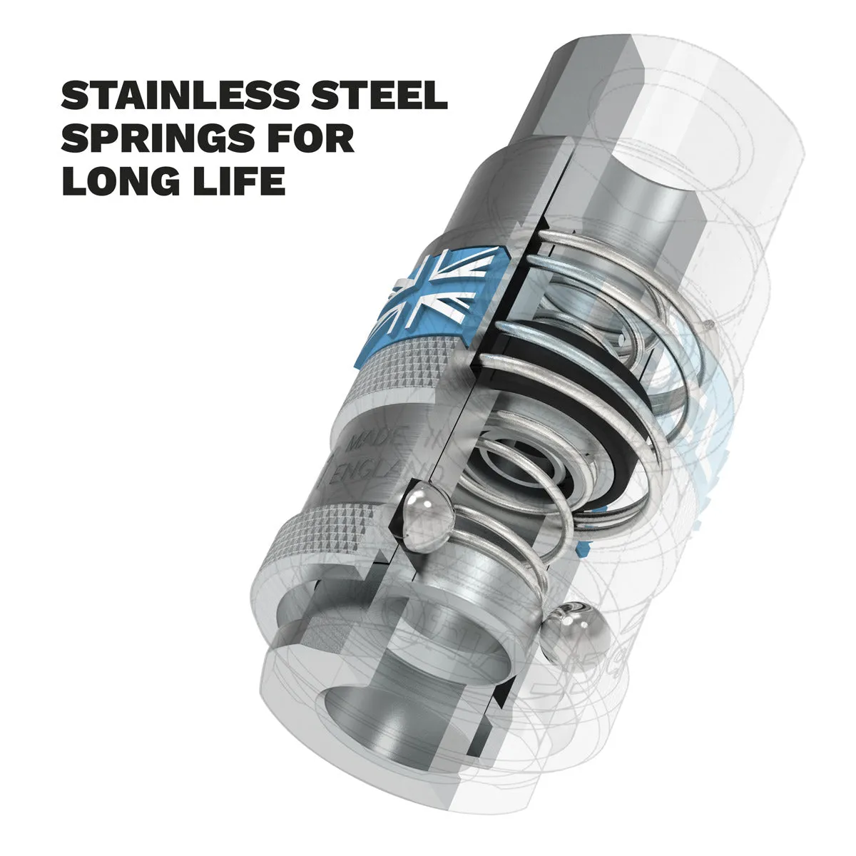 Sealey AC01BP Coupling Body Male 1/4BSPT Pack of 50