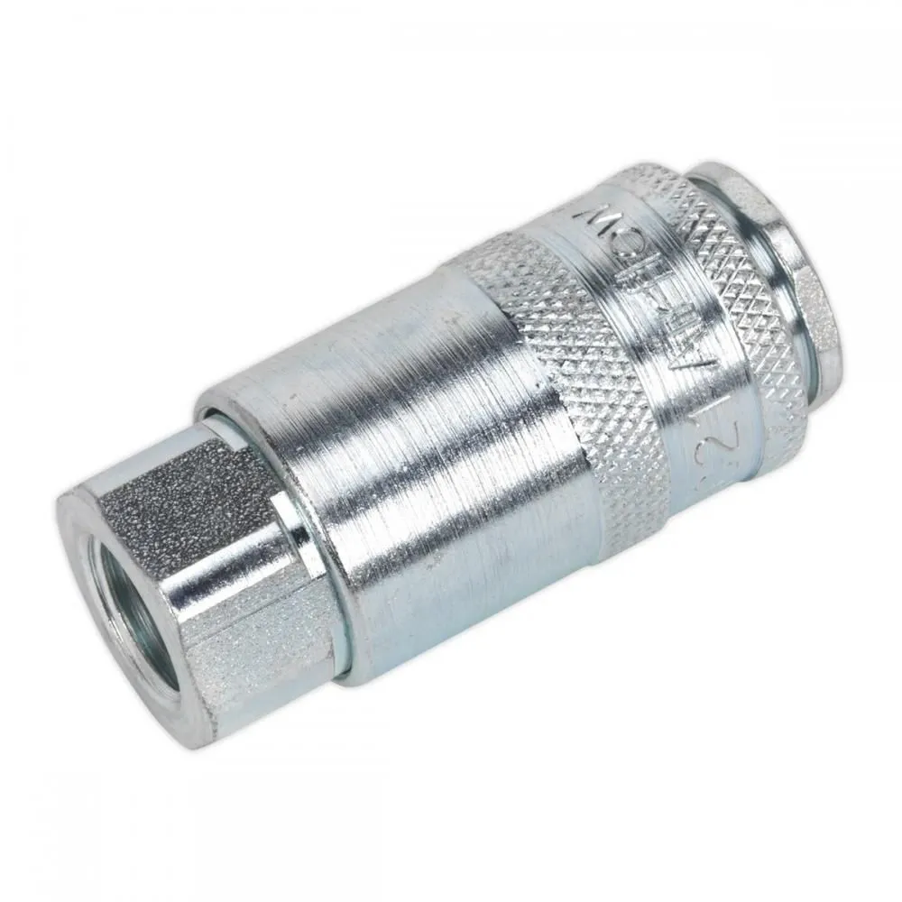 Sealey AC13BP Coupling Body Female 1/4BSP Pack of 50