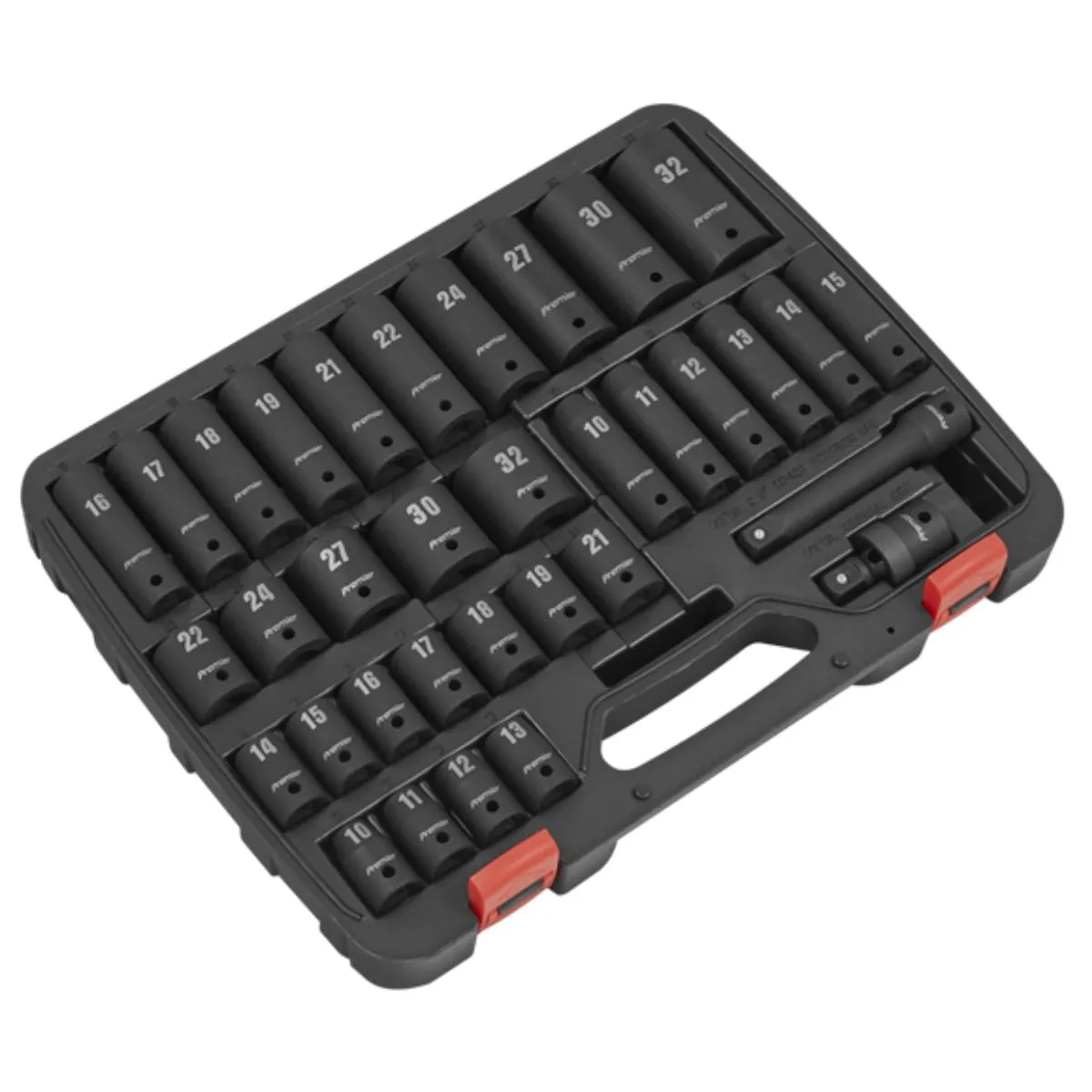 Sealey AK5634M Premier Impact Socket Set 1/2Sq Drive 34pc