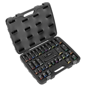 Sealey AK5635M Impact Socket Set 1/2Sq Drive 34pc