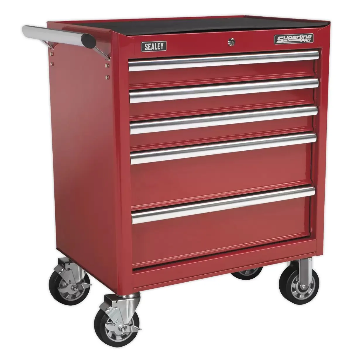 Sealey APCOMBOBBTK55 10 Drawer Top chest with 148pc Tool Kit Red