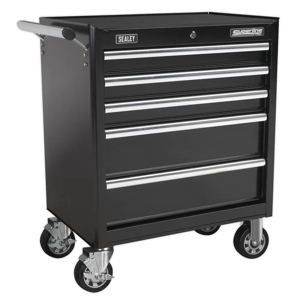 Sealey APCOMBOBBTK56 10 Drawer Top chest with 148pc Tool Kit Black