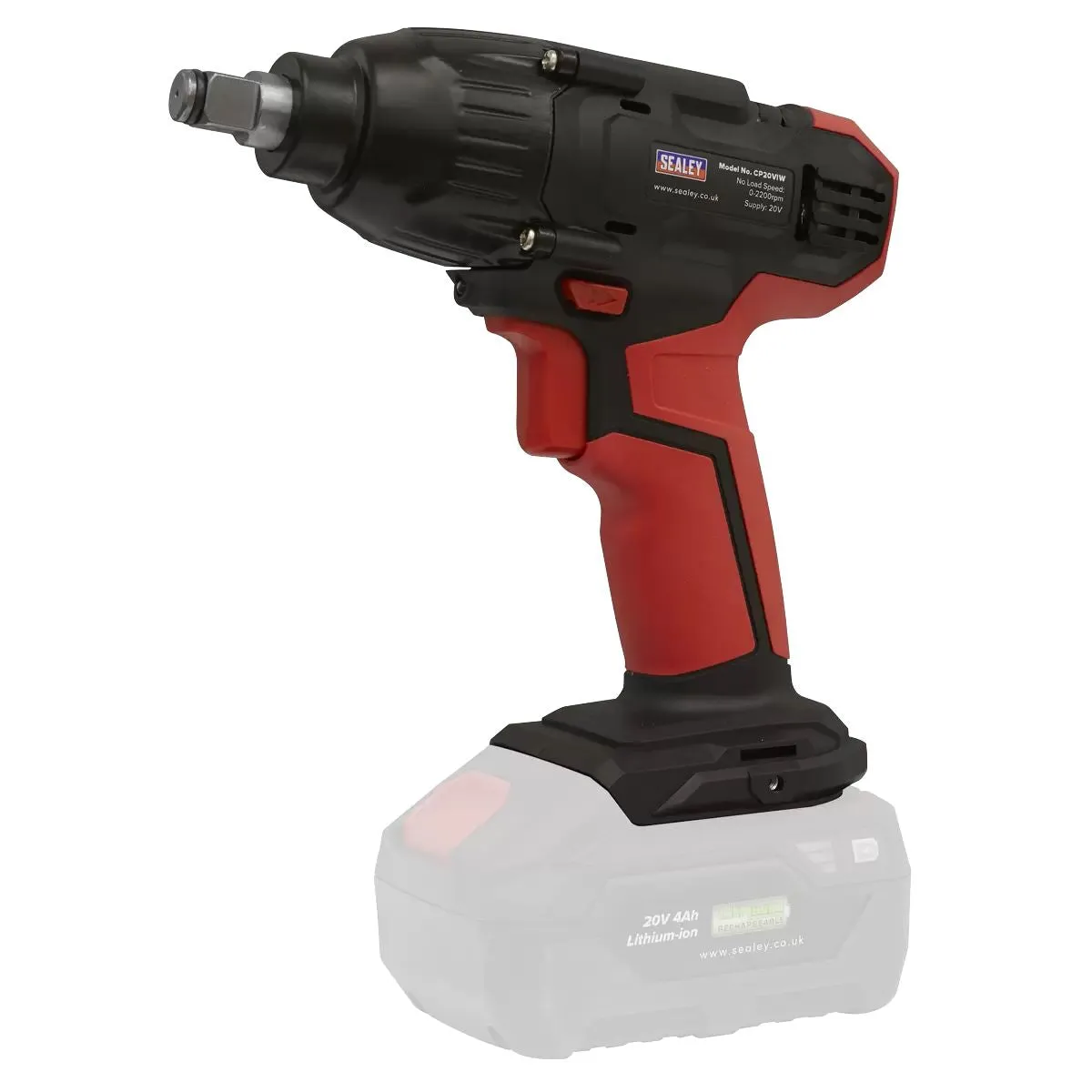 Sealey CP20VCOMBO2 20V Cordless Combo 5pc Kit with 2 Batteries & Charger